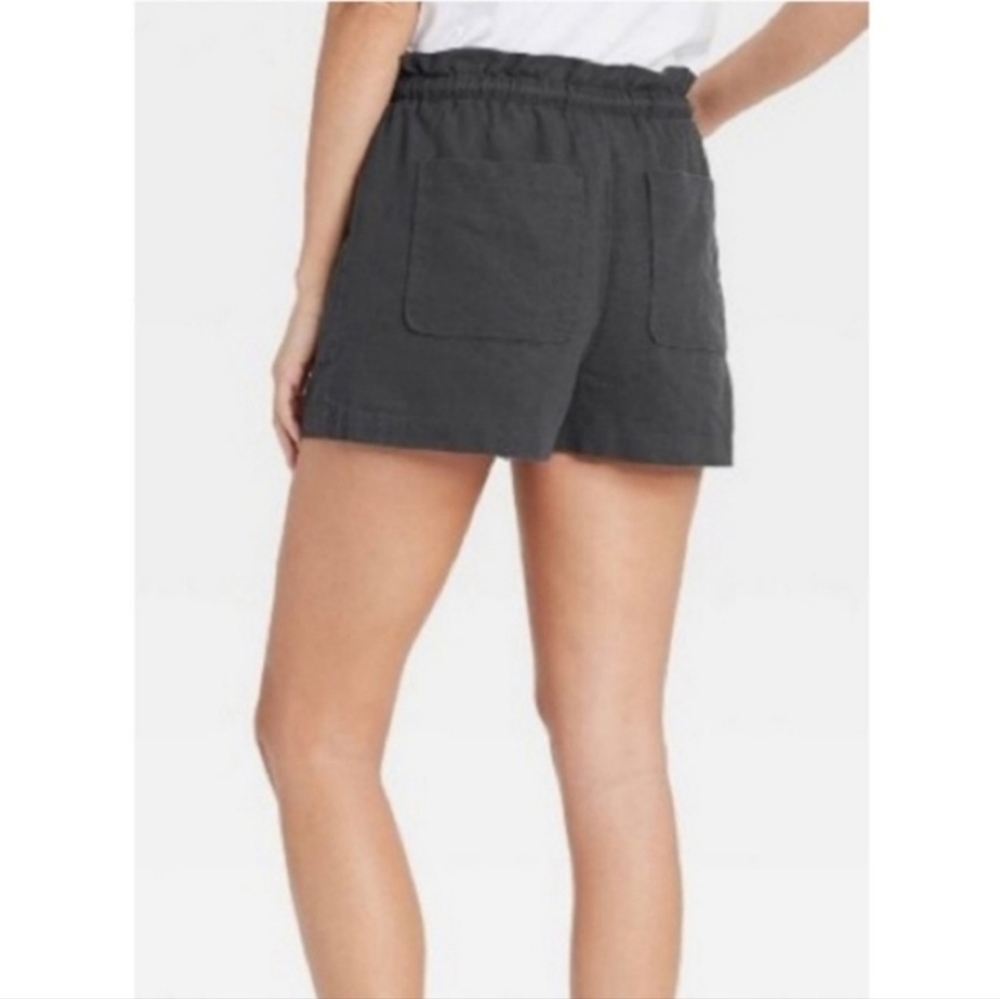 Universal Thread Womens Linen Navy Pull On Shorts Small - Picture 2 of 7